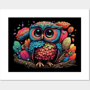 Cute Owl Designe Posters and Art